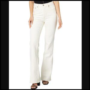 Abercrombie Fitch The 70's Vintage Flare Ultra High Rise 32/14s ECRU Jeans